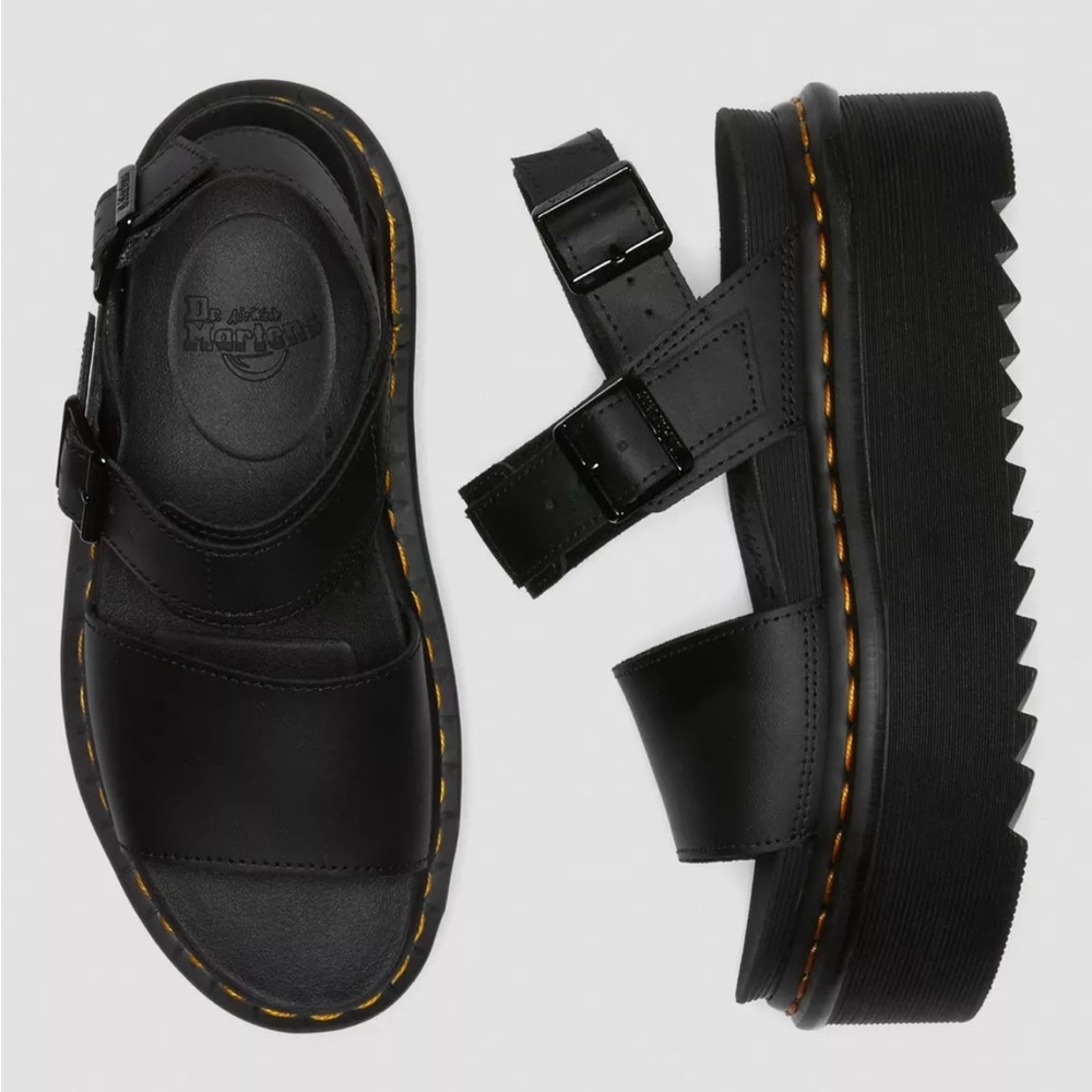 Dr. Martens Voss Black Chunky Sandals | Sz 9